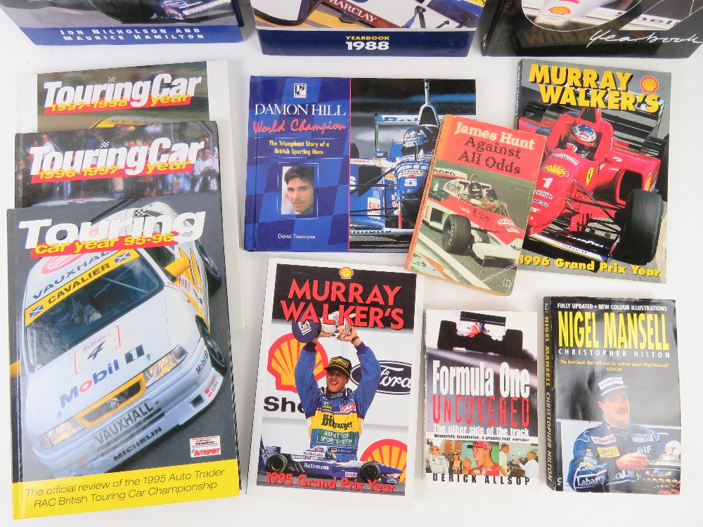A quantity of assorted F1 and other racing car themed books including; - Image 2 of 3