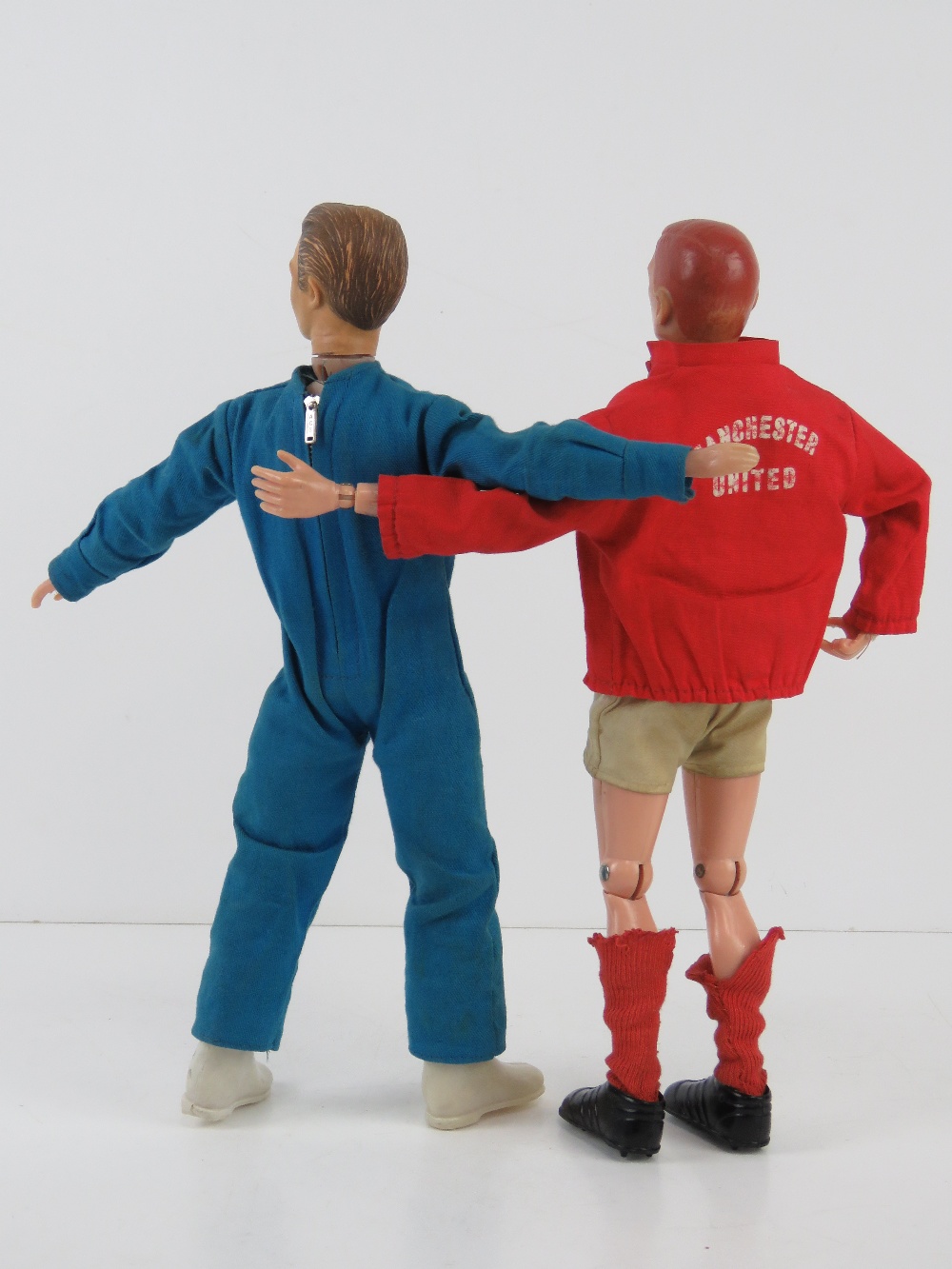 A vintage Action Man made by Palitoy and wearing 'Manchester United' football kit, - Image 2 of 2