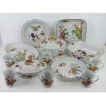 A quantity of assorted Royal Worcester Evesham pattern dinner ware including;