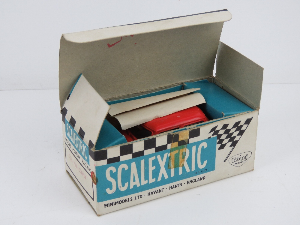 A Triang Scalextric Austin Mini Cooper (C76) in red with original box. - Image 6 of 7