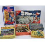 Games; 'Space 1999', 'Enemies of Doctor Who' puzzle, 'UP! Against Time' and three other puzzles.