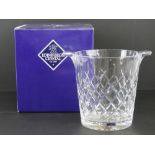 An Edinburgh Crystal champagne ice bucket having original label on box, 19cm high.