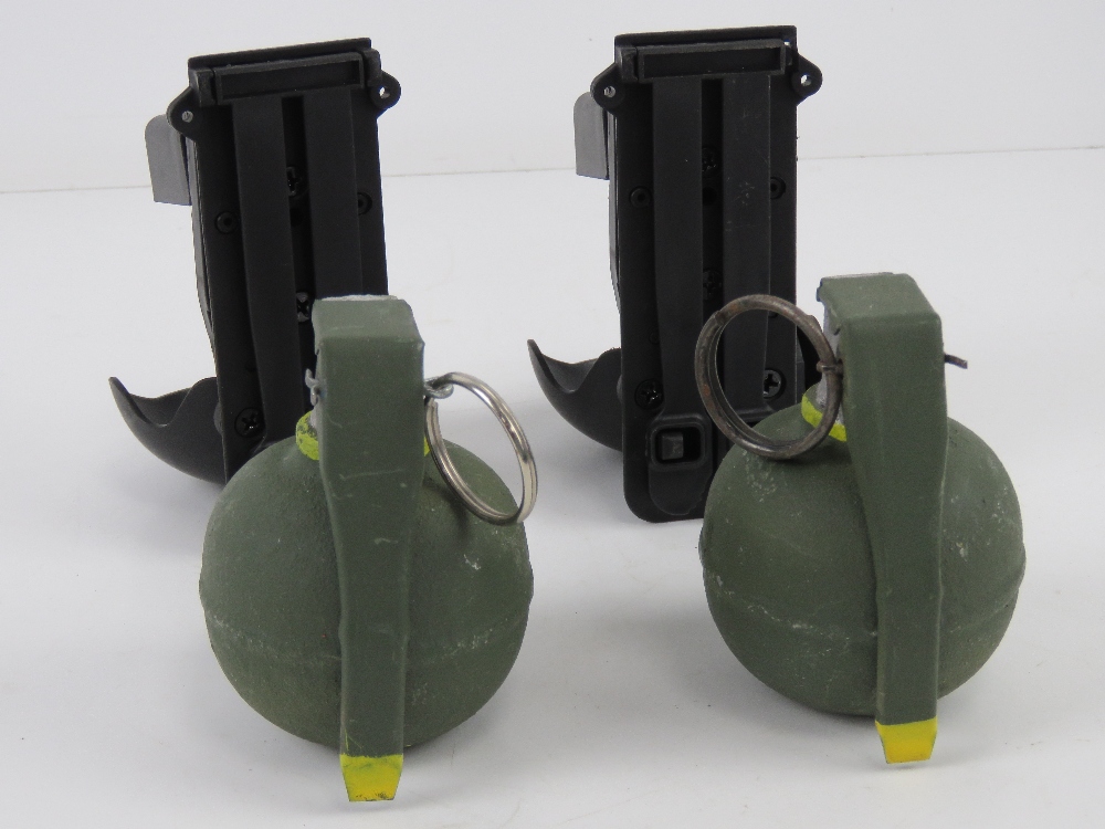 Two inert dummy grenades with grenade ho - Image 4 of 4