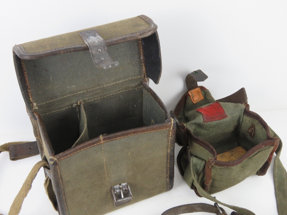 A ZB 26-30 magazine loader in pouch together with a canvas magazine box. - Image 3 of 3