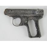 A Sauer 1913 pistol in relic condition, found in the Kurland Pocket (Latvia).