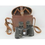 A pair of WWII German or Romanian, Carl Zeiss Binoculars, B.C. No.