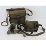 A ZB 26-30 magazine loader in pouch together with a canvas magazine box.