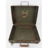 A WWII German stick grenade transit case , dated 1942 upon.