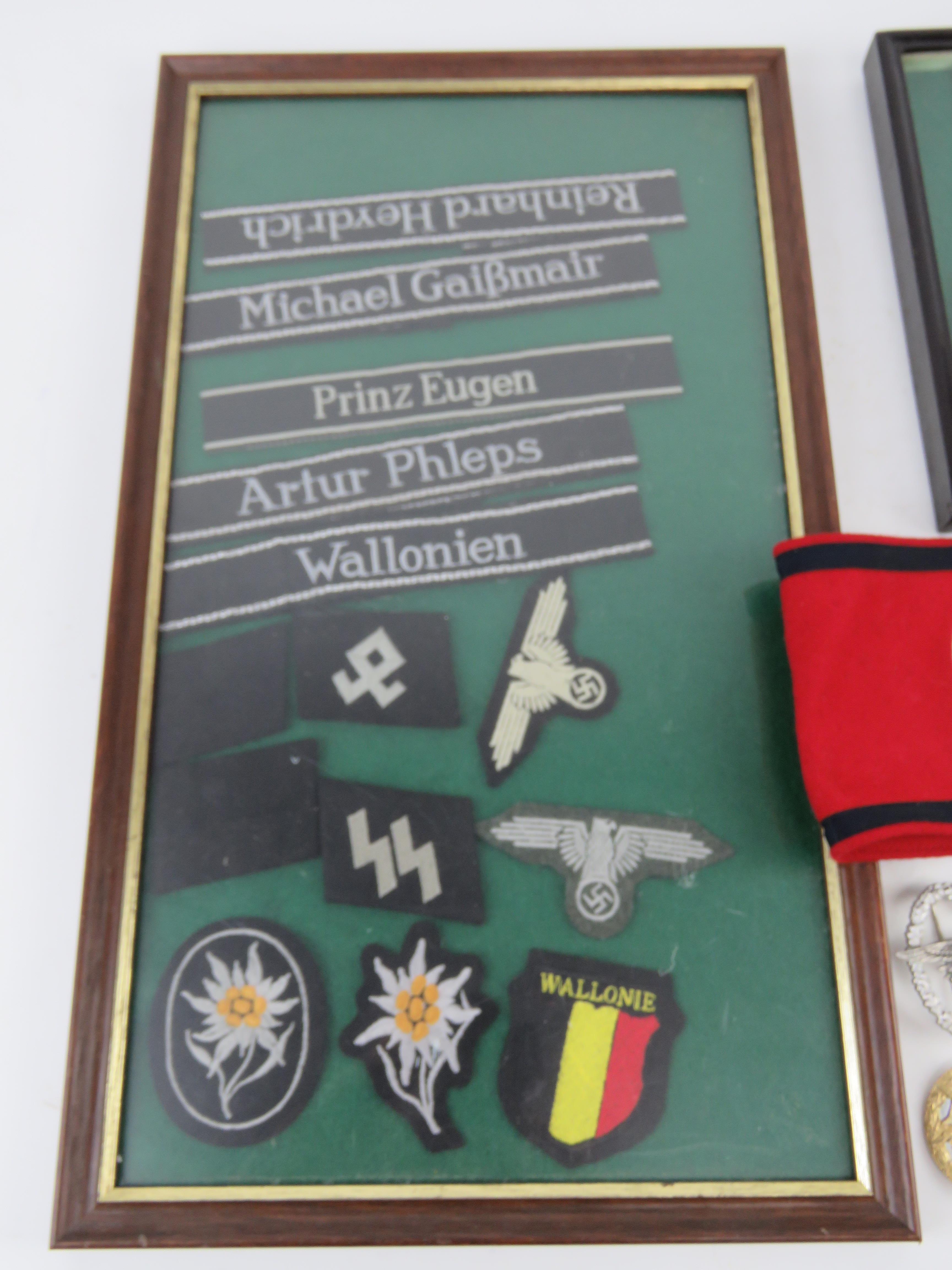 A quantity of assorted reproduction WWII German badges, - Image 2 of 7