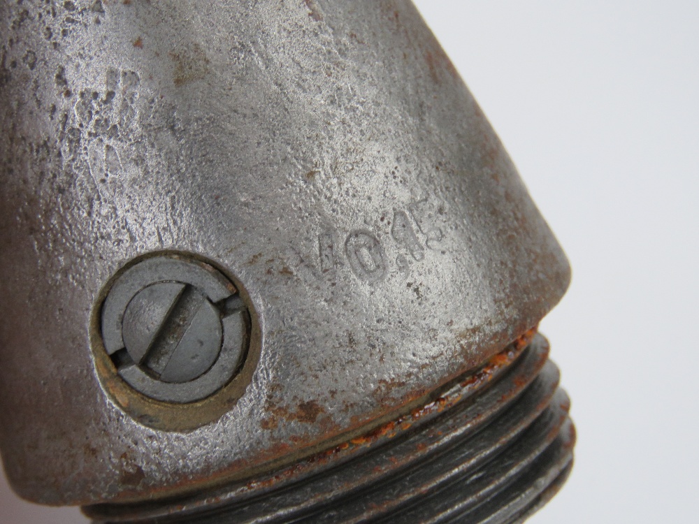 A WWII German Bakelite pot with an AZ23 inert fuse, the pot is dated 1939. - Image 2 of 4