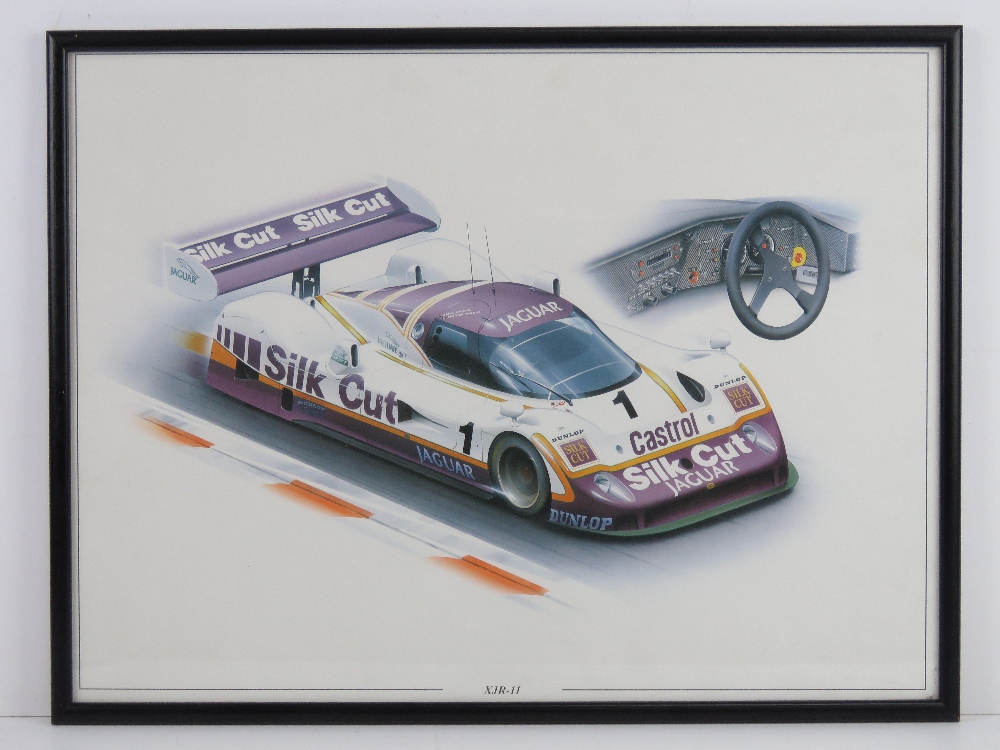 Print; homage to the Jaguar XJR-11 sporting the new 3.