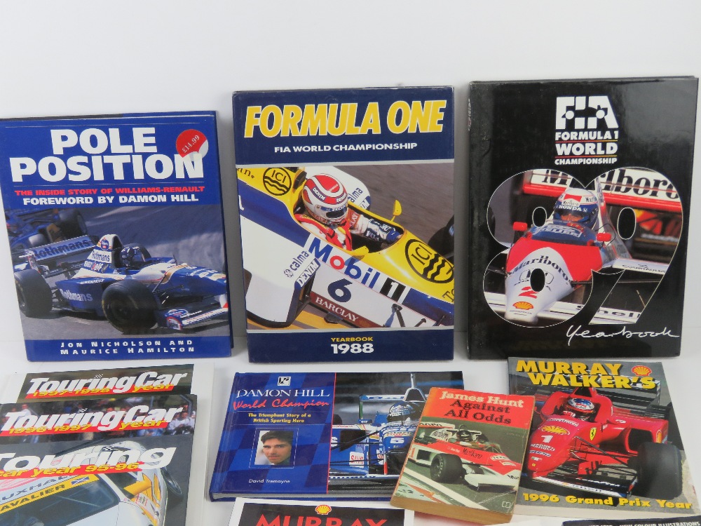 A quantity of assorted F1 and other racing car themed books including; - Image 2 of 3