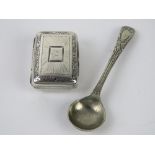 A George III silver gilt vinaigrette hallmarked Birmingham 1817 with makers mark for John Shaw,