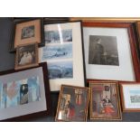 A quantity of assorted prints, contemporary paintings, needlepoint, etc.