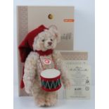 A Steiff bear 'The Little Drummer Boy', in 'as new' condition with certificate and box, 2007,