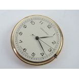 A Longines manual wristwatch movement no 6642629, crown wheel deficient and one hand a/f,