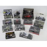 A quantity of Mini Champs and Onyx F1 Racing cars, approx 13.