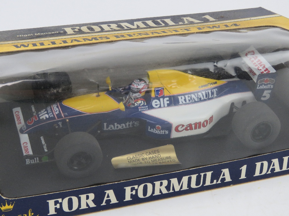 A quantity of Formula One and motoring memorabilia inc Williams Renault FW14 model car, - Bild 9 aus 9