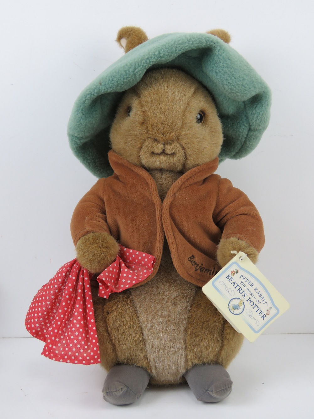 Beatrix Potter World of Peter Rabbit plush toys being; Tom Kitten, Squirrel Nutkin, Benjamin Bunny, - Image 3 of 7