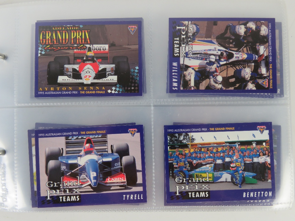 A large quantity of formula one grid motor cards mainly 1990s, a large quantity within album. - Bild 2 aus 5