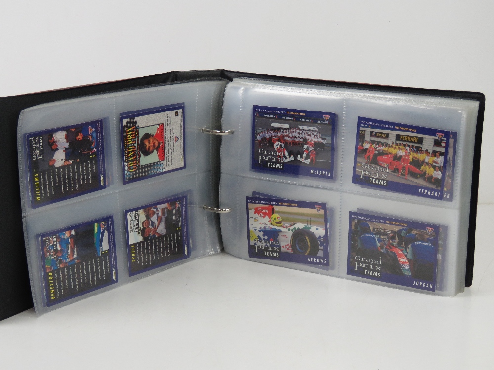 A large quantity of formula one grid motor cards mainly 1990s, a large quantity within album.