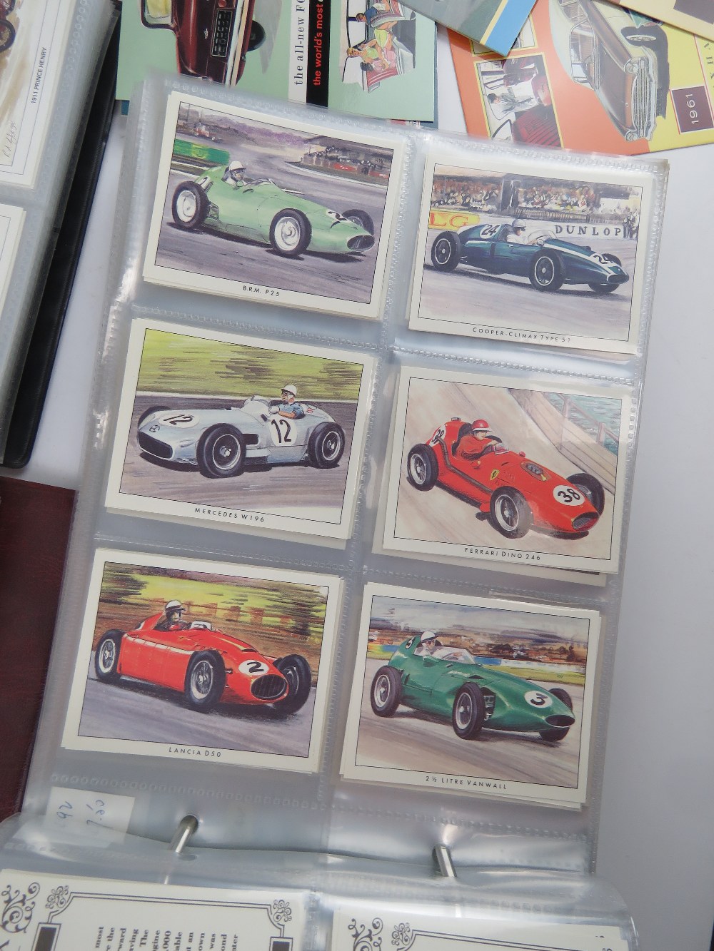 Three albums containing a large quantity of motoring and car themed photo cards, photos, - Bild 3 aus 6