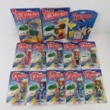 A quantity of thirteen assorted Matchbox Thunderbirds figurines, in original packaging, c1990s.