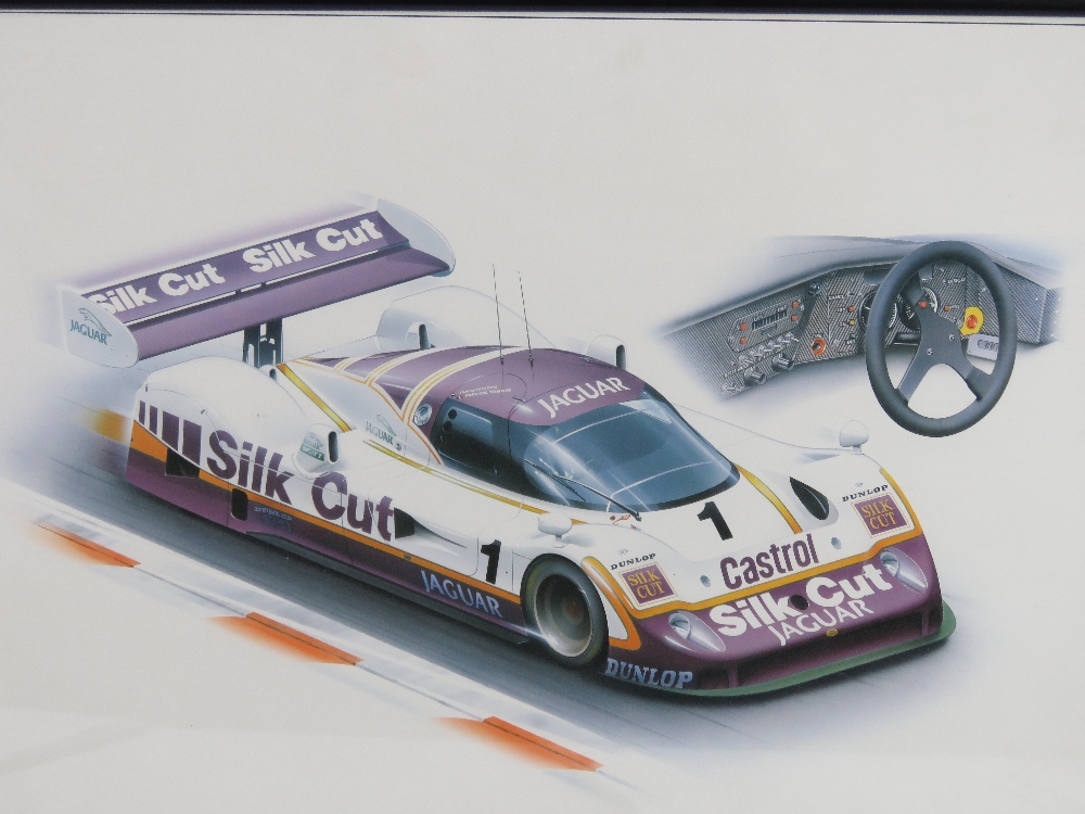 Print; homage to the Jaguar XJR-11 sporting the new 3. - Bild 2 aus 3