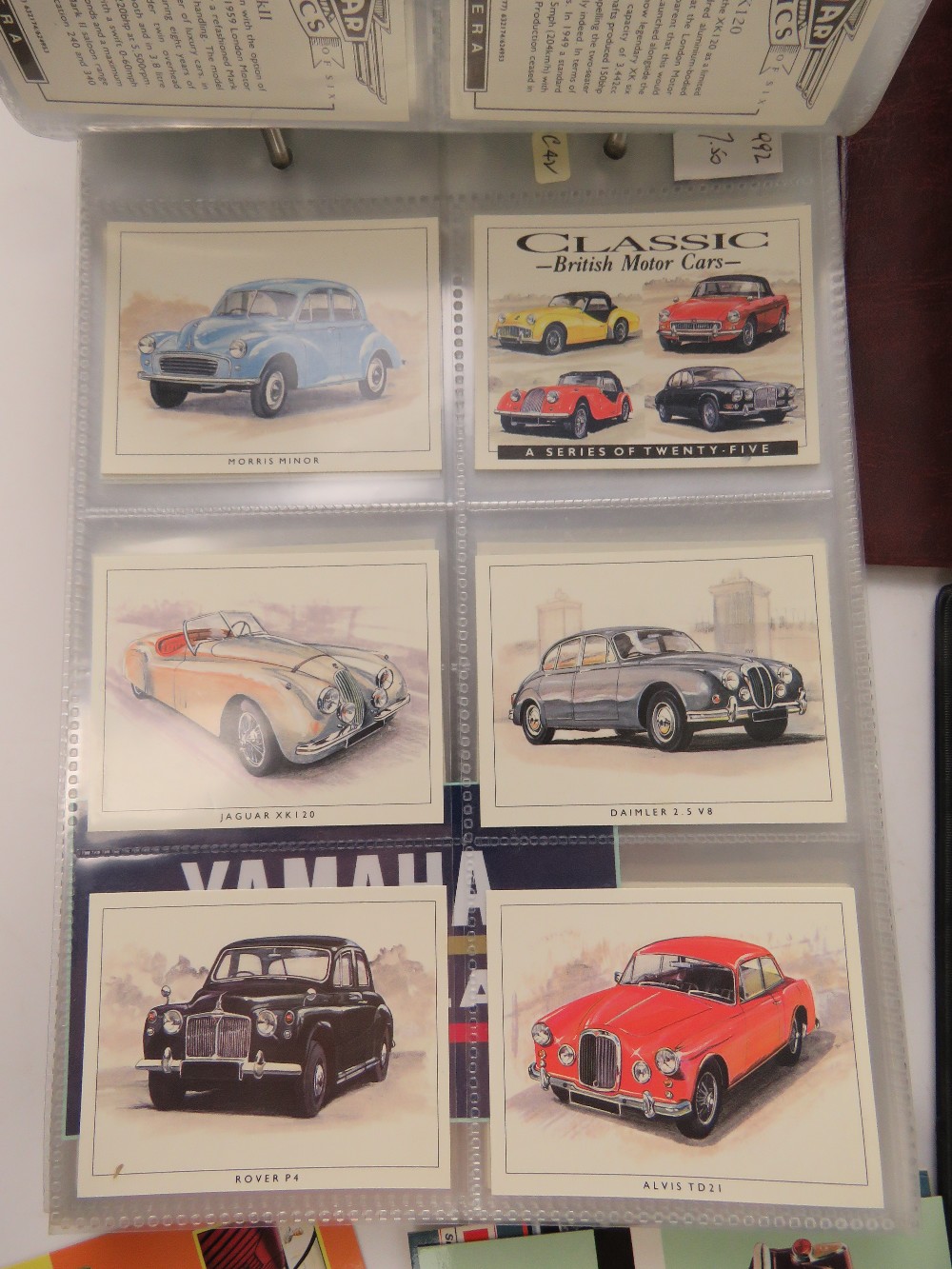 Three albums containing a large quantity of motoring and car themed photo cards, photos, - Bild 2 aus 6