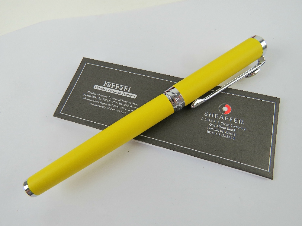 An Official Ferrari Sheaffer ball point pen in original box. - Bild 5 aus 5