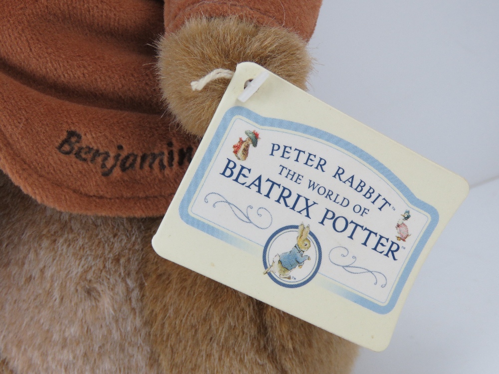 Beatrix Potter World of Peter Rabbit plush toys being; Tom Kitten, Squirrel Nutkin, Benjamin Bunny, - Image 2 of 7