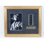 An original limited edition film cell 'John Lennon - Imagine' in frame with certificate of