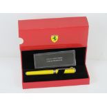 An Official Ferrari Sheaffer ball point pen in original box.