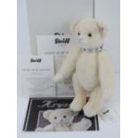 A Steiff bear 'Krystal', in 'as new' condition with certificate and box, 2009, 30cm high.