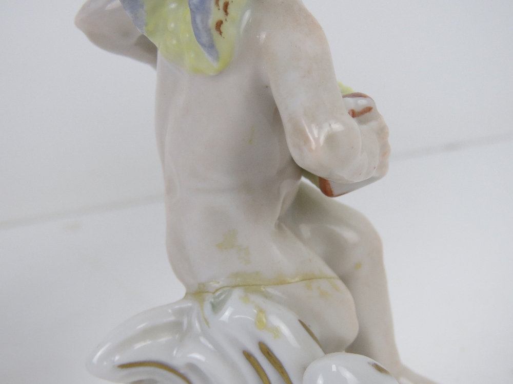 A set of five ceramic angelic musicians, - Image 6 of 9