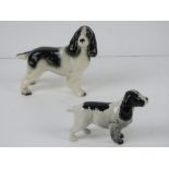 A Doulton Springer spaniel, 7cm high, to