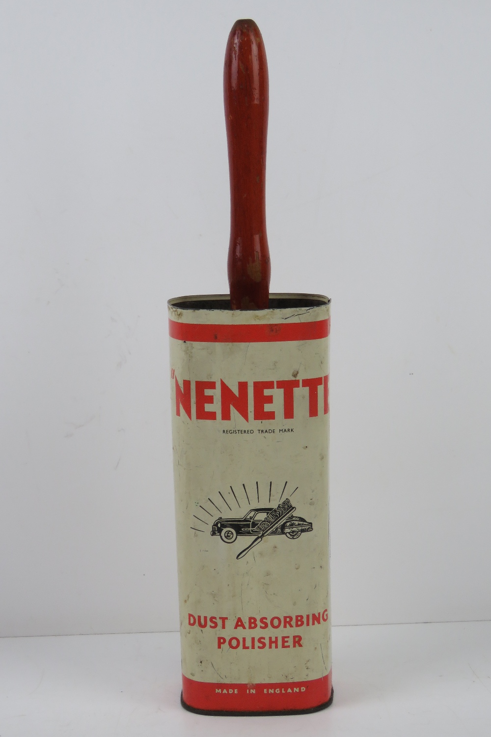 A vintage Nenette dust absorbing polishe