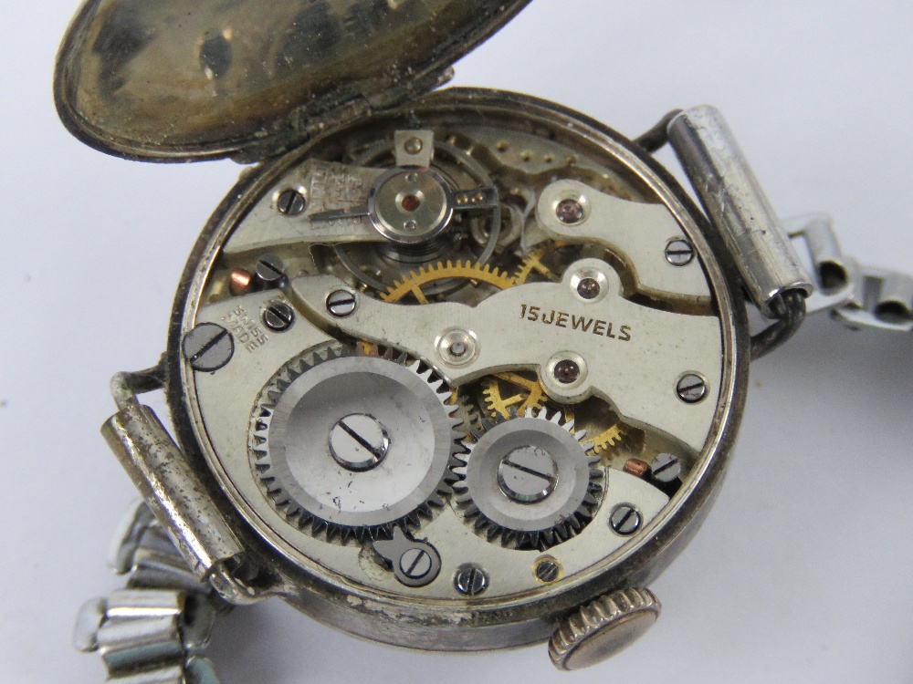 An HM silver ladies manual wristwatch, h - Image 4 of 4