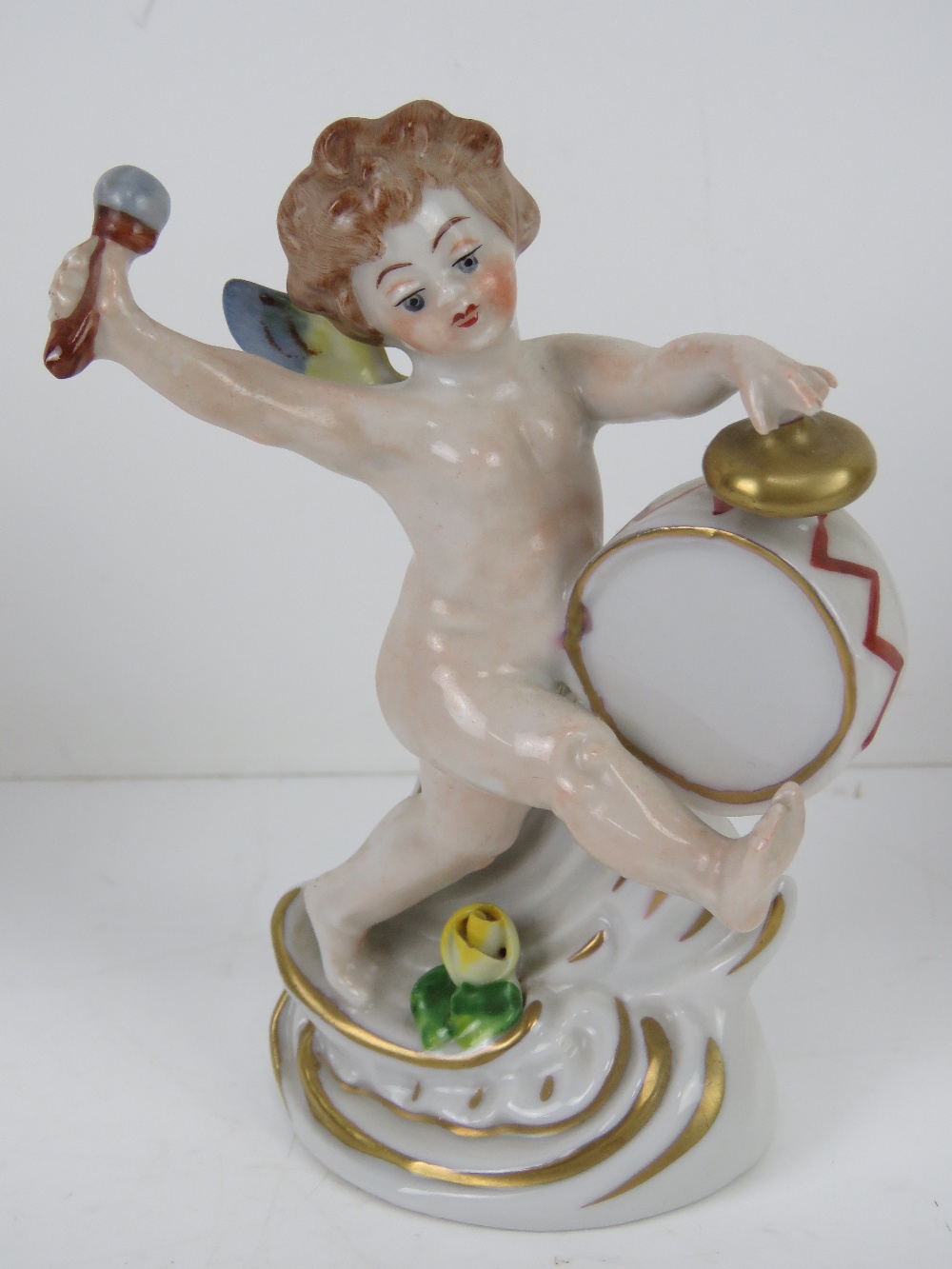A set of five ceramic angelic musicians, - Image 2 of 9