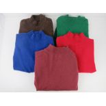 A quantity of 100% pure cashmere jumpers size XS approx size 8-10 UK,