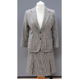 Designed and made by Rosemarie van Bree; Ladies suit comprising jacket,