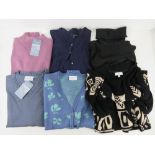 A quantity of XS/6/S/34 jumpers and cardigans inc 50% wool turtle neck,