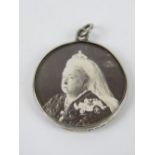 A hallmarked silver Victorian double sid
