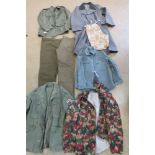 A large quantity of assorted post war military uniform inc; British and German.
