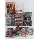A quantity of Military / War themed dvds.