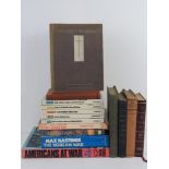 A quantity of assorted military themed books inc: 'Jan Christian Smuts', 'The March of History',