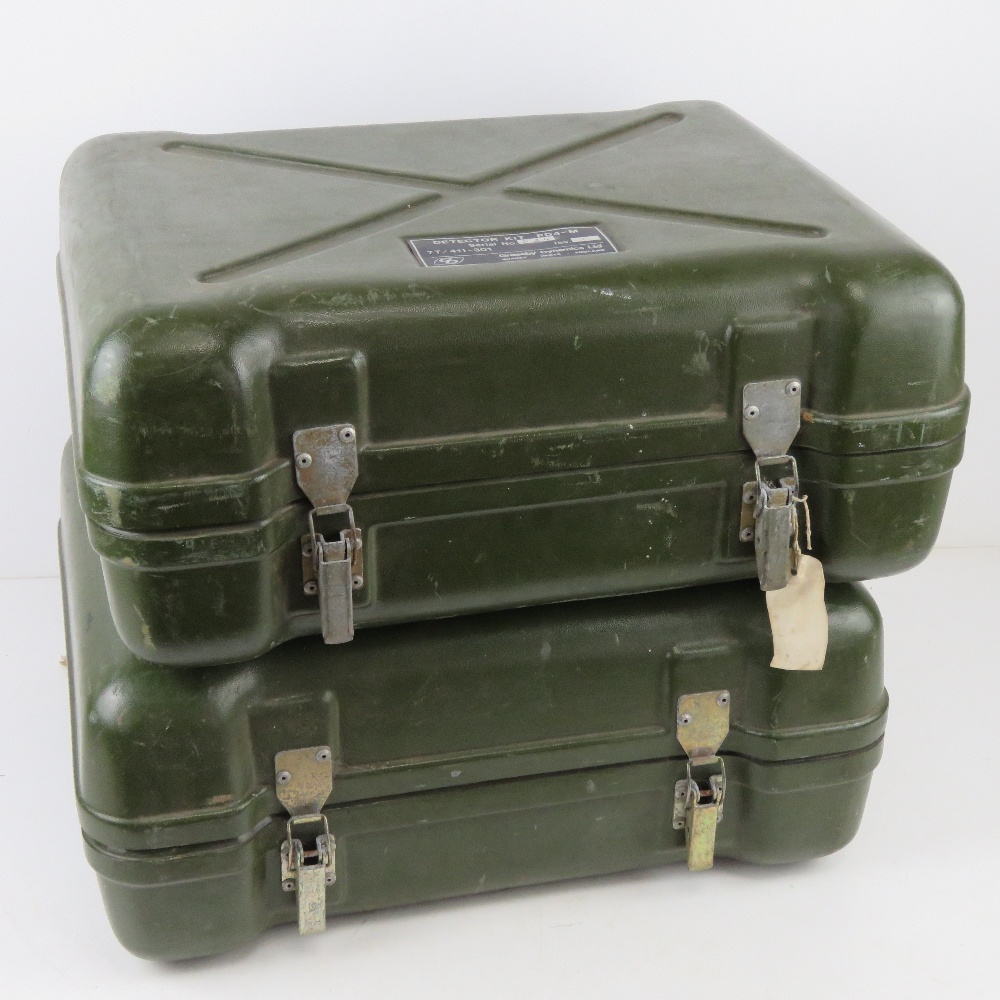 Two British Military PD4-M detector kits in transit cases with accessories. - Image 5 of 5