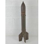An inert WWII Russian Katyusha M13 rocket.