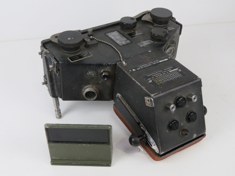 A c1960s Vulcan bomber air to ground camera having broad arrow upon, type R88, ref no 14A/4260,