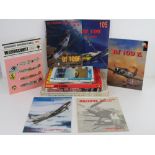 A quantity of assorted military themed books inc: 'Messerschmitt 109', 'Me 109- T-90 Standard Tank',